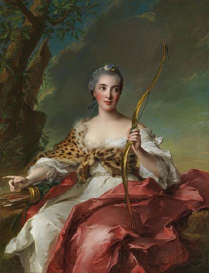 Jean Marc Nattier Madame de Maison-Rouge as Diana Spain oil painting art
